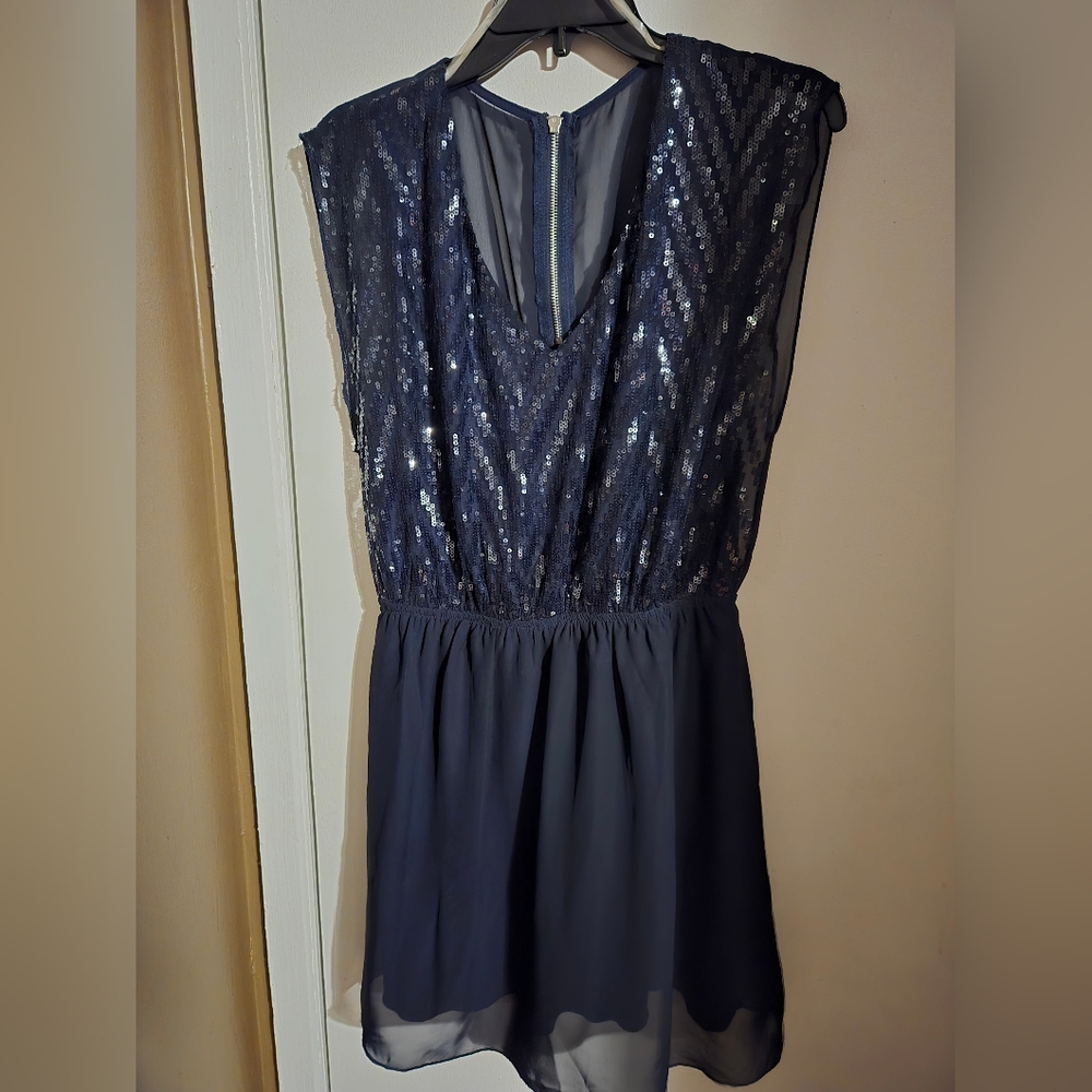 Juniors Size 9 Navy Blue Dress